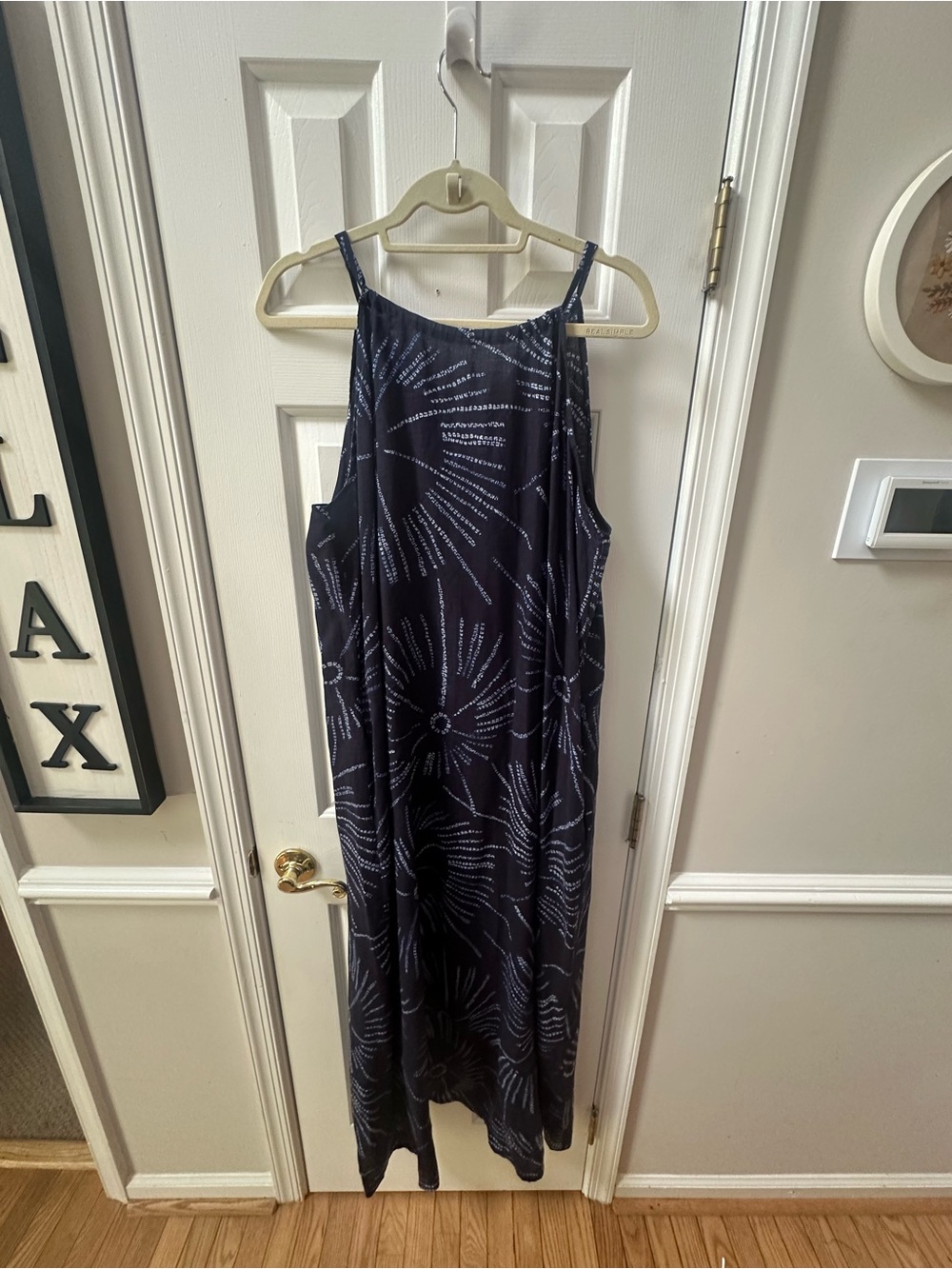 Tommy Bahama Navy Starburst Maxi Dress